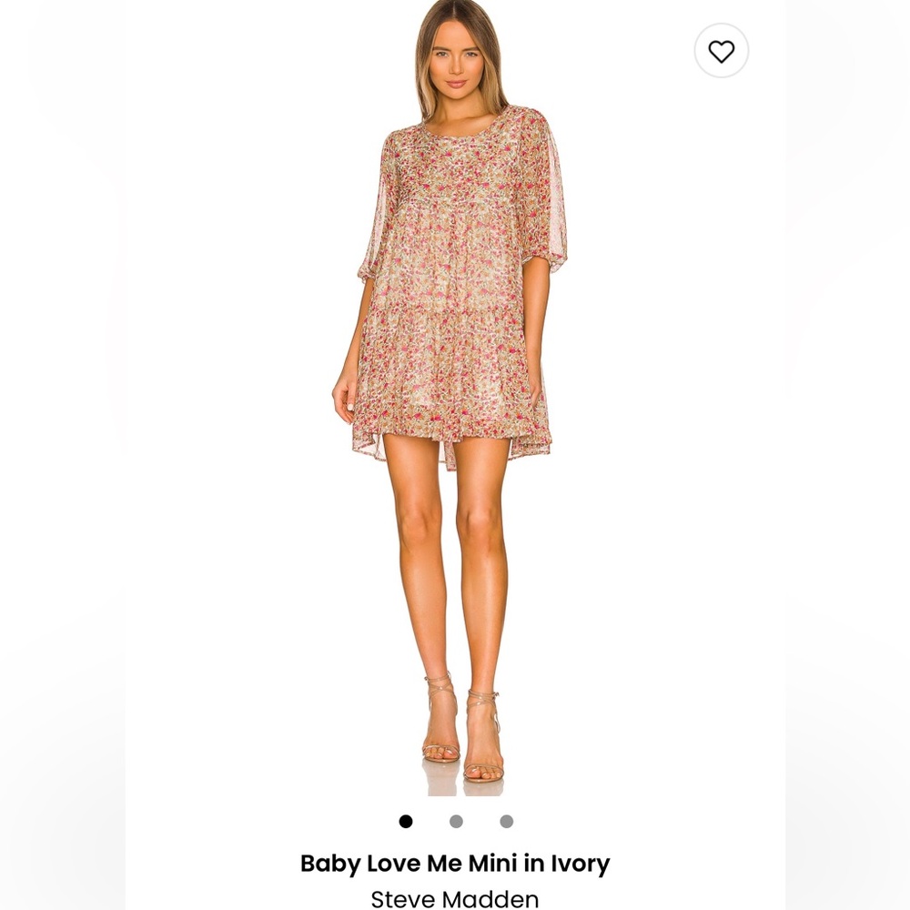 REVOLVE BB Dakota Steve Madden Baby Love Me Mini Floral Mini Dress size S